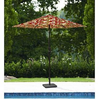 Essential Garden Printed 9ft Umbrella  Tropical Floral   Outdoor