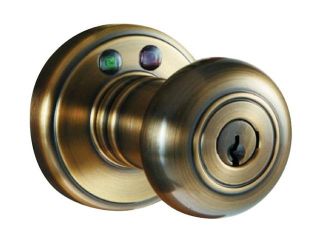Morning Industry RKK 01AQ Antique Brass Remote Control Electronic Entry Knob