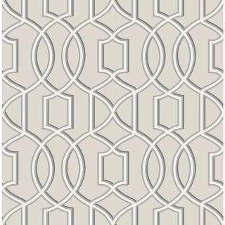 Brewster Wallcovering Grey Strippable Non Woven Paper Unpasted Classic Wallpaper