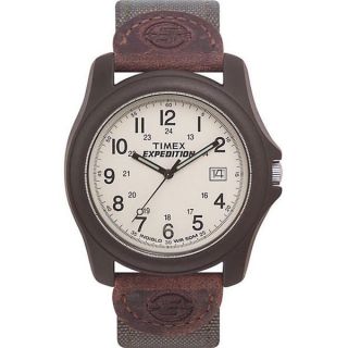 Timex Unisex T49101 Expedition Camper Brown Resin Case Green Nylon