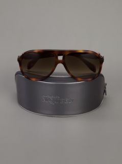 Alexander Mcqueen Aviator Sunglasses