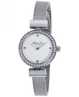 Kenneth Cole New York Womens Stainless Steel Mesh Bracelet Watch 28mm