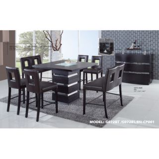 Global Furniture USA Jordan 7 Piece Counter Height Dining Set