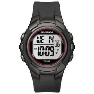 Timex T5K423M6 Mens Marathon Digital Full size Black/ Gunmetal Grey
