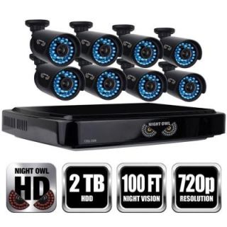 Night Owl 16 Channel Smart HD Video Security System with 2 TB HDD and 8 x 720p HD Cameras B A720 162 8