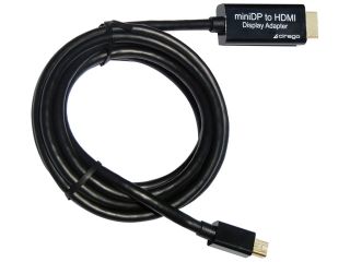 Cirago  DPM2HDM06BLK  6 Feet  Black  Mini DisplayPort to HDMI Display Adapter