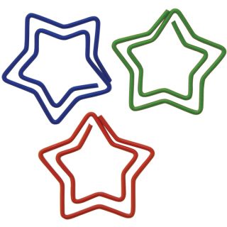 Star shaped Carded Paper Clips (Pack of 20)   14819510  