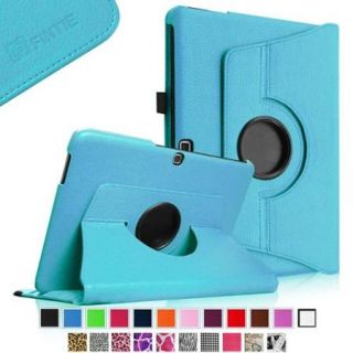 Fintie Rotating Leather Case Cover For Samsung GALAXY Tab 4 10.1 inch Tablet, Blue