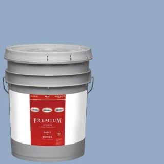 Glidden Premium 5 gal. #HDGV20U Charisma Blue Flat Latex Interior Paint with Primer HDGV20UP 05F