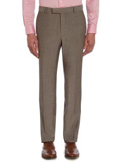 Richard James Mayfair Contemporary Wool/Mohair SB1 FF Suit Taupe