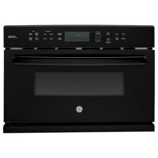 GE Profile 27 in. Single Electric Wall Oven with Convection in Black PSB9100DFBB