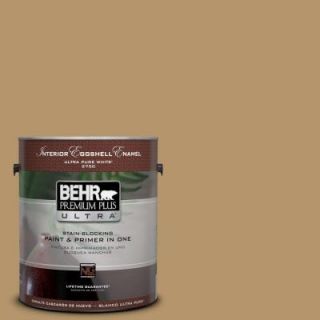 BEHR Premium Plus Ultra 1 gal. #BNC 15 Tapestry Gold Eggshell Enamel Interior Paint 275301