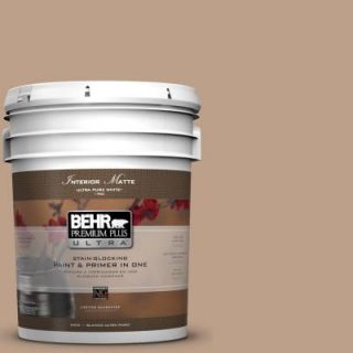 BEHR Premium Plus Ultra 5 gal. #N240 4 Sierra Matte Interior Paint 175405