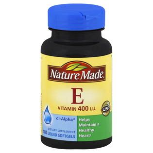 Nature Made Vitamin E, 400 IU, Liquid Softgels, 180 softgels   Health