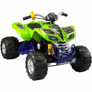Fisher Price Power Wheels Teenage Mutant Ninja Turtles Kawasaki KFX 12 Volt Battery Powered Ride On