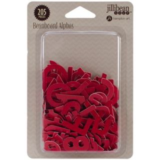Beanboard Thin Chip Alphas 205/Pkg Roma Red