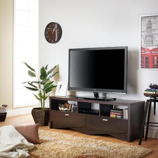 Furniture of America 2 Drawer Mattas Espresso TV Stand   Home