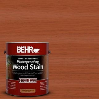 BEHR 1 gal. #ST 136 Royal Hayden Semi Transparent Waterproofing Wood Stain 307701