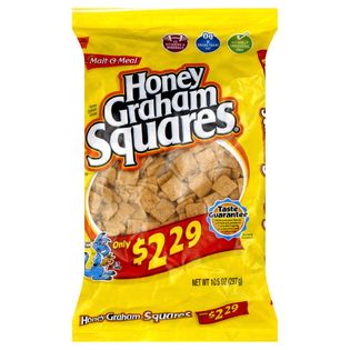 Malt O Meal Cereal, Honey Graham Squares, 10.5 oz (297 g)   Food