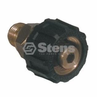 Stens Twist fast Coupler   Fixed / 3/8M Inlet;22mm X 1.5 F Outlet