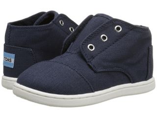 TOMS Kids Paseo Mid (Infant/Toddler/Little Kid) Navy Canvas