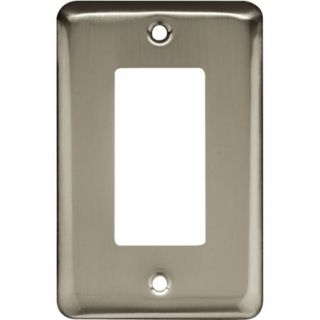 Brainerd Rounded Corner Single Decorator Wall Plate, Available in Multiple Colors