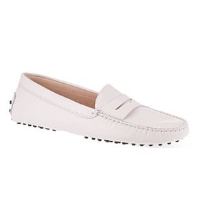 TODS   Mocassino leather loafers