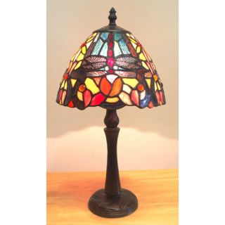 Fine Art Lighting Tiffany 15 H Table Lamp with Novelty Shade