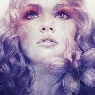 July by Anna Dittmann Graphic Art on Wrapped Canvas by iCanvas