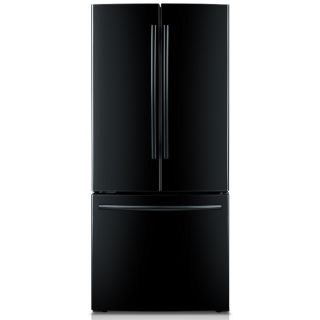 Samsung 21.8 cu ft French Door Refrigerator with Single Ice Maker (Black)