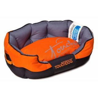 Touchdog Medium Sunkist Orange and Black Bed PB38ORMD