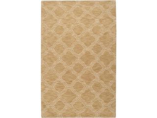 Surya M 418 Mystique Solids and Borders Rectangle Gold 2' x 3' Area Rug