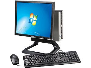 Refurbished: Dell Optiplex 755 Elite [Microsoft Authorized Recertified Off Lease] All In One Desktop System: Intel Core 2 Duo 2.33Ghz, 2GB RAM, 250GB HDD, DVDROM CDRW Combo Drive, 17” Display, Win 7 Home 32 Bit
