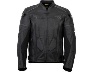 Scorpion Clutch Mens Phantom Leather Jacket  Black 3XL