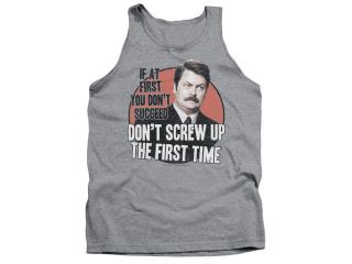 Parks and Recreation Don't Screw Up Mens Tank Top Shirt