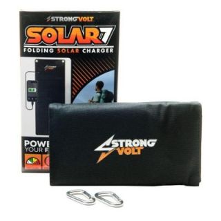 StrongVolt 7 Watt Folding Solar Charger with SunTrack Technology SV7WFLDBLK