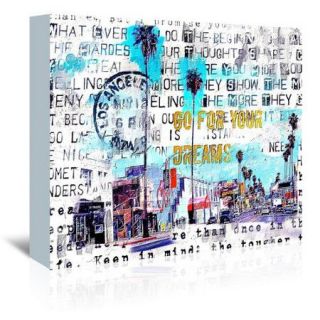 Americanflat LA Street 2 Graphic Art on Gallery Wrapped Canvas