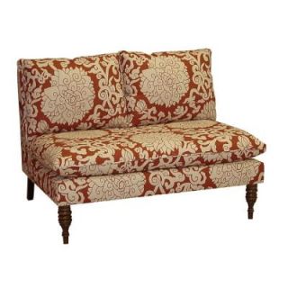 Home Decorators Collection West End Cinnabar Armless Love Seat 5106ATCIN