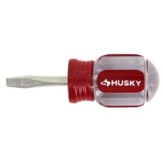 Husky 3/16 in. x 1 1/2 in. Stubby Slotted Screwdriver 20117714