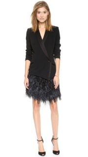 Haute Hippie Oversize Tux Blazer Dress