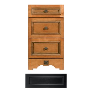 Architectural Bath Tuscany Black Drawer Bank (Common: 18 in; Actual: 18 in)