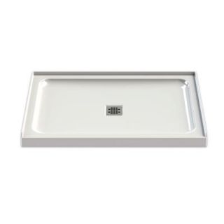 MAAX Olympia 48 in. x 32 in. Single Threshold Shower Base in White 106093 000 001 650