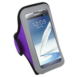 INSTEN Purple Vertical Pouch Armband for Samsung Note II T889/ N7100