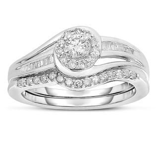 Linked In Love Platinée 1/2cttw Diamond Bridal Set   Jewelry   Rings