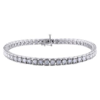 Allura 3 CT. T.W. Diamond Tennis Bracelet in Sterling Silver (I3) (7