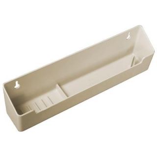 Knape & Vogt 3 in. x 14 in. x 2 in. Polymer Sink Front Tray with Ring Holder Cabinet Organizer PSF14RS A