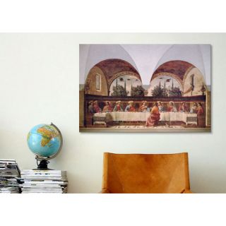 The Last Supper by Domenico Ghirlandaio Painting Print on Canvas by