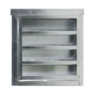 Construction Metals Inc. Gable Louver Flange Center 12 in. x 12 in. Galvanized GLFC1212G