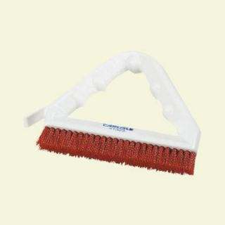 Carlisle 9 in. Nylon Red Tile and Grout Brush (Case of 12) 4132305