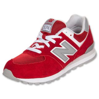 Boys Grade School New Balance 574 Casual Shoes   KL574RBG RED